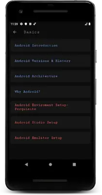 Android Tutorials android App screenshot 6